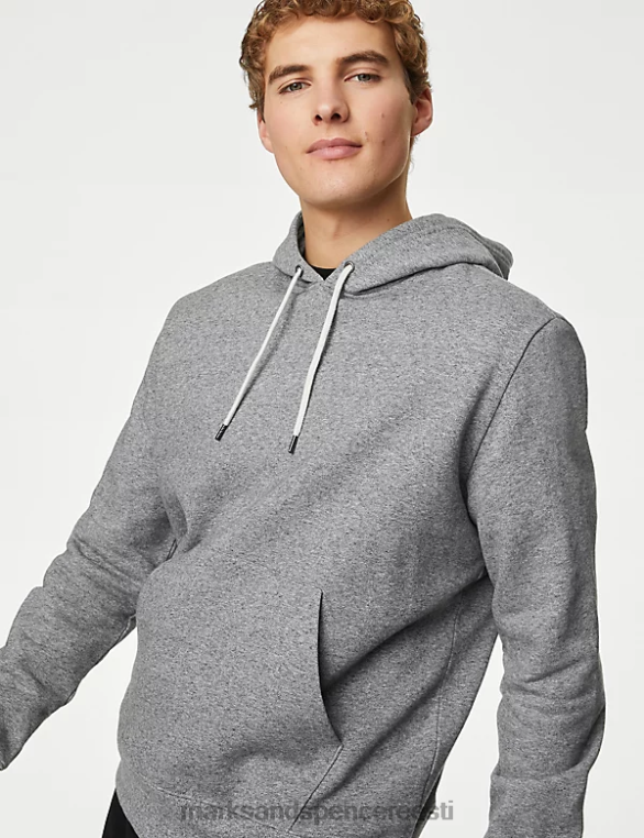 Riietus ee Marks & Spencer mehed puhtast puuvillast kapuuts hall NZTRN6272