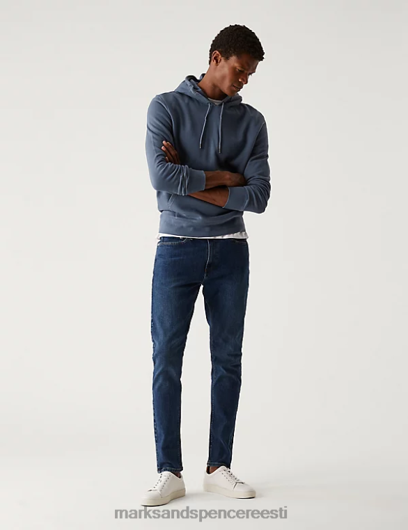 Riietus ee Marks & Spencer mehed kitsad venitusteksad sinine NZTRN7258
