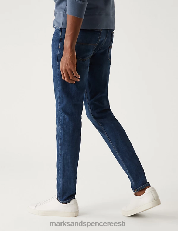 Riietus ee Marks & Spencer mehed kitsad venitusteksad sinine NZTRN7258