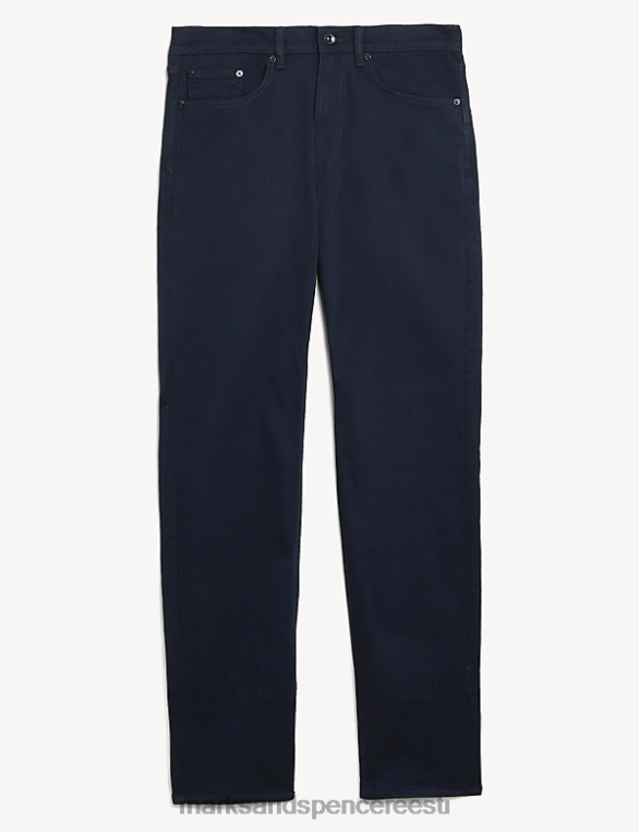 Riietus ee Marks & Spencer mehed sirge istumisega 360 painduvad teksad sinine/must NZTRN6670