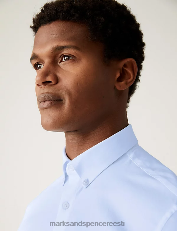 Riietus ee Marks & Spencer mehed Slim fit ülim veniv särk sinine NZTRN5270