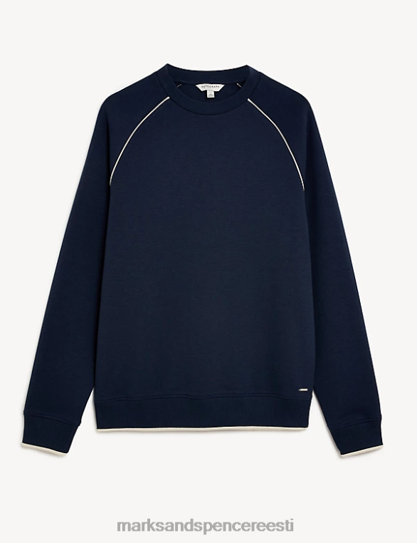 Riietus ee Marks & Spencer mehed puuvillasegu kleit kaelusega tume tint NZTRN6256