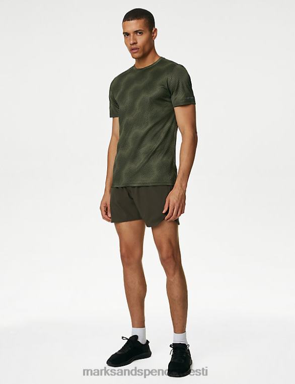 Riietus ee Marks & Spencer mehed trükitud treeningsärk khaki NZTRN6711
