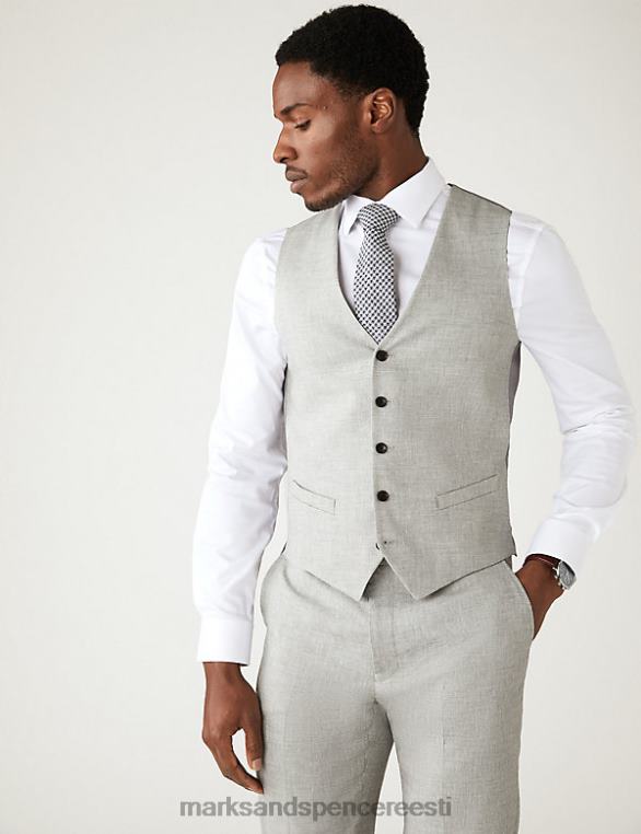 Riietus ee Marks & Spencer mehed Itaalia linane imevest helehall NZTRN5875