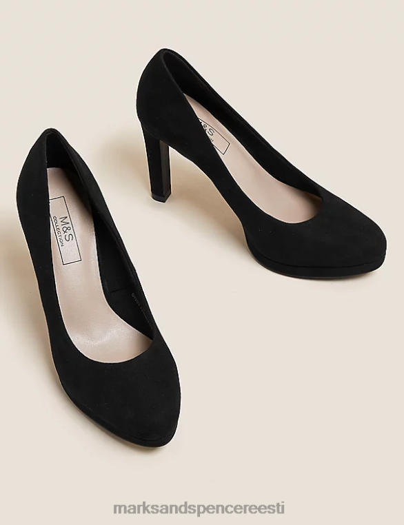 jalatsid ee Marks & Spencer naised tikk-kontsaga platvormkingad must NZTRN3104