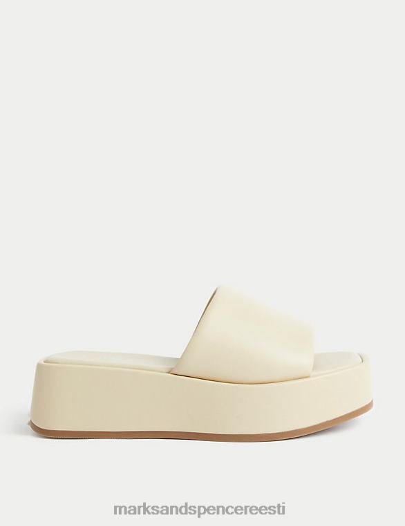 jalatsid ee Marks & Spencer naised lamedad kandilised varvasmuulid kreem NZTRN3247