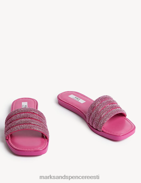 jalatsid ee Marks & Spencer naised sädelevad lamedad muulad roosa NZTRN1385