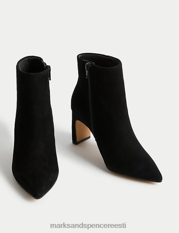 jalatsid ee Marks & Spencer naised suede statement teravatipulised poolsaapad must segu NZTRN1835