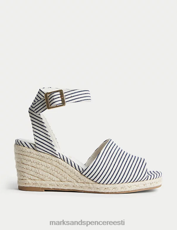 jalatsid ee Marks & Spencer naised laia kujuga espadrillid mereväe segu NZTRN3071