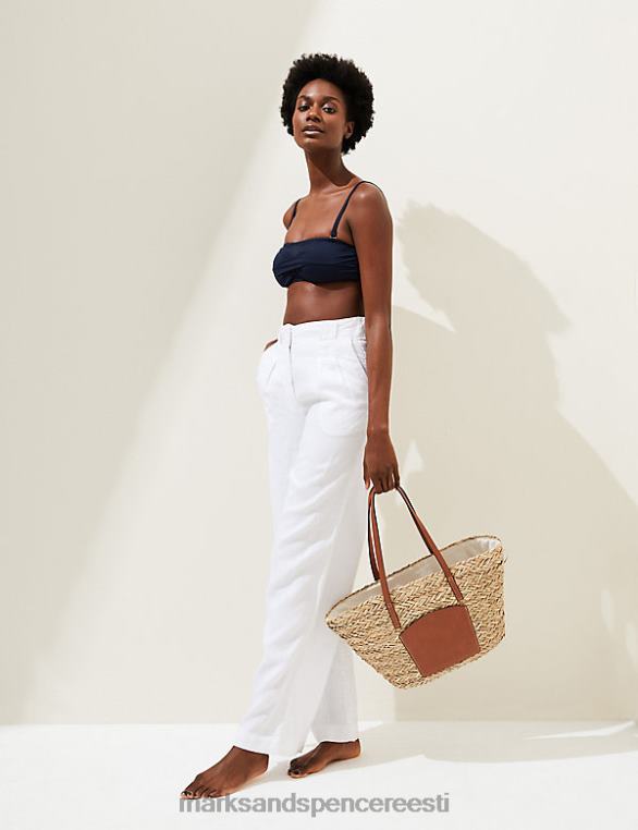 Riietus ee Marks & Spencer naised polsterdatud bandeau bikiinitops merevägi NZTRN1833