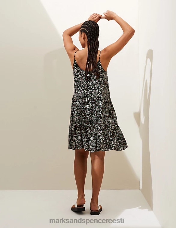Riietus ee Marks & Spencer naised 2 tk mini swing rannakleidid must segu NZTRN2948