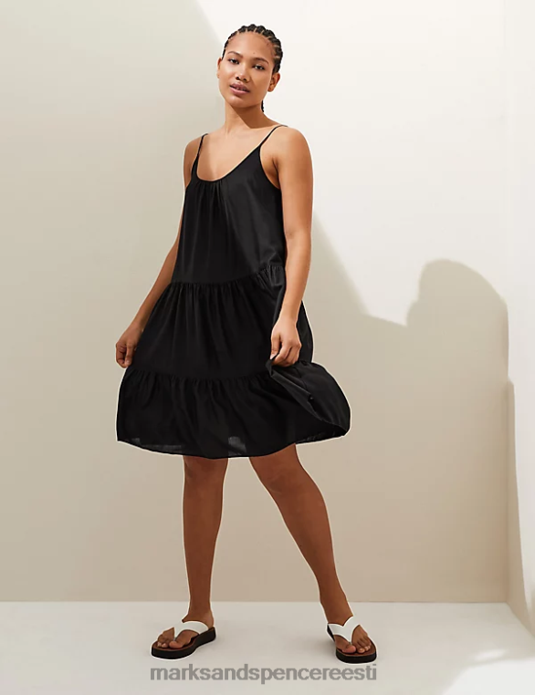 Riietus ee Marks & Spencer naised 2 tk mini swing rannakleidid must segu NZTRN2948