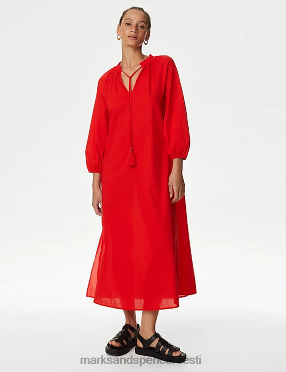 Riietus ee Marks & Spencer naised puhtast puuvillast lips ees rannas katma kaftan moon NZTRN1108
