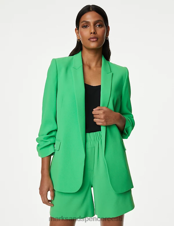 Riietus ee Marks & Spencer naised kõverate varrukatega bleiser hapuroheline NZTRN1265