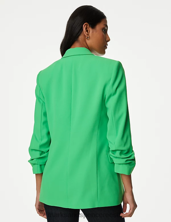 Riietus ee Marks & Spencer naised kõverate varrukatega bleiser hapuroheline NZTRN1265