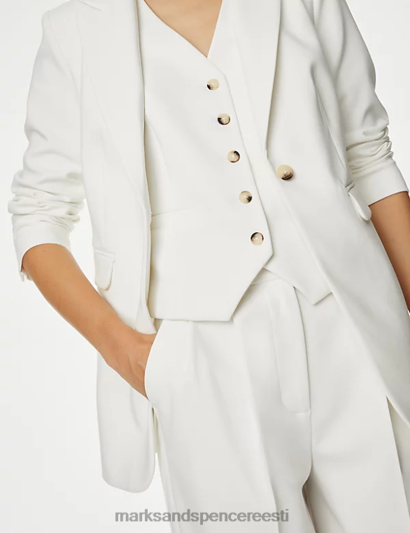 Riietus ee Marks & Spencer naised kohandatud bleiser elevandiluust NZTRN932