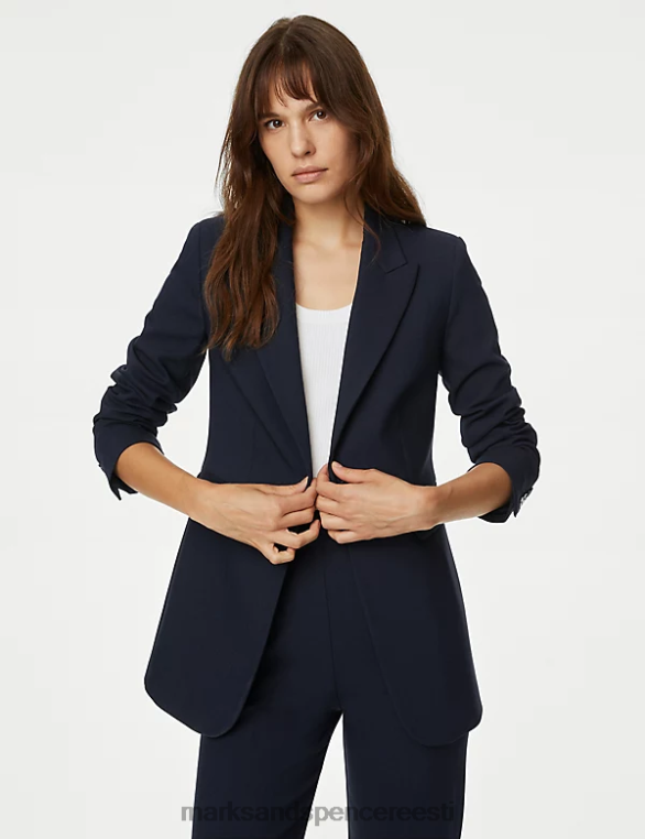 Riietus ee Marks & Spencer naised kohandatud bleiser tume merevägi NZTRN543