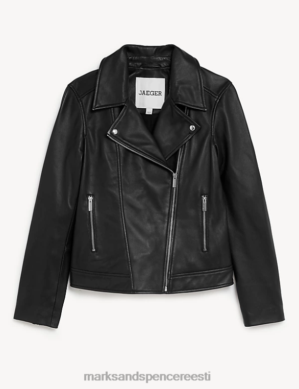 Riietus ee Marks & Spencer naised nahast biker jope must NZTRN1142