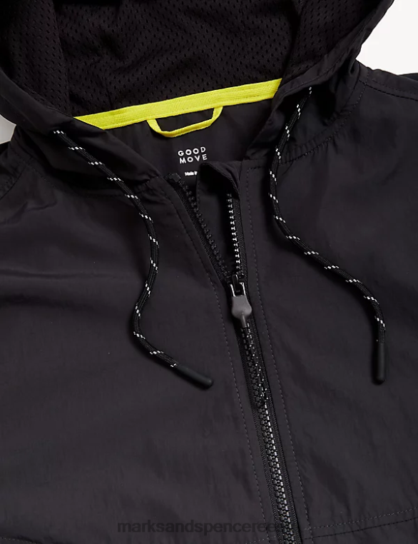 Riietus ee Marks & Spencer naised stormwear kerge pakitav kapuutsiga spordijope süsinik NZTRN519