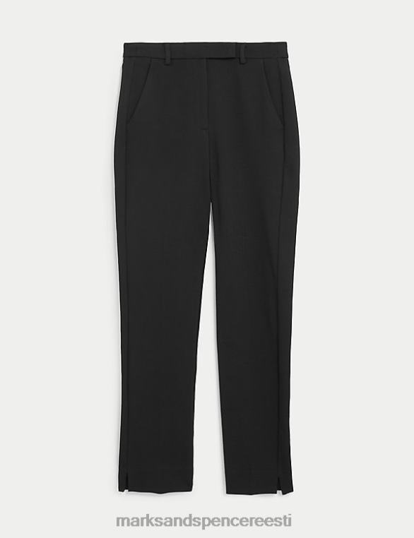 Riietus ee Marks & Spencer naised jersey slim fit pahkluu grazer püksid must NZTRN3222