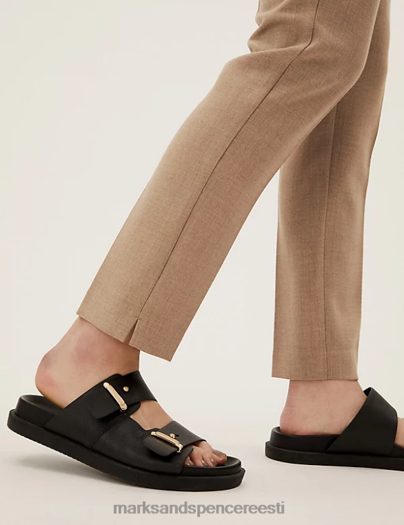 Riietus ee Marks & Spencer naised marl slim fit pahkluu grazer püksid kaamel NZTRN2591