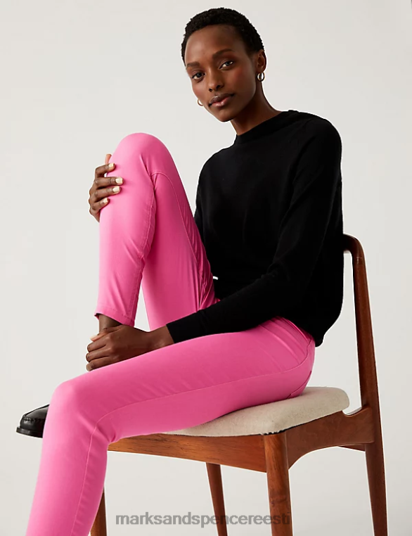 Riietus ee Marks & Spencer naised kõrge vöökohaga jeggings õitsema NZTRN70