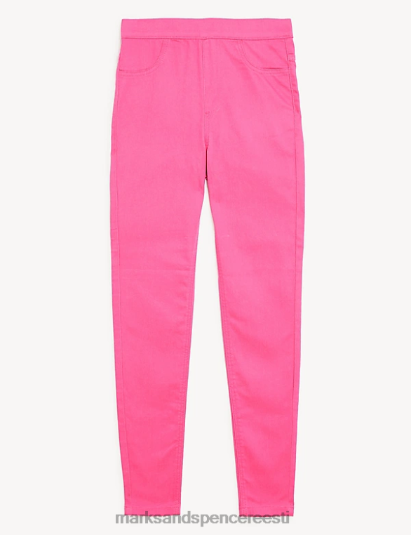 Riietus ee Marks & Spencer naised kõrge vöökohaga jeggings õitsema NZTRN70