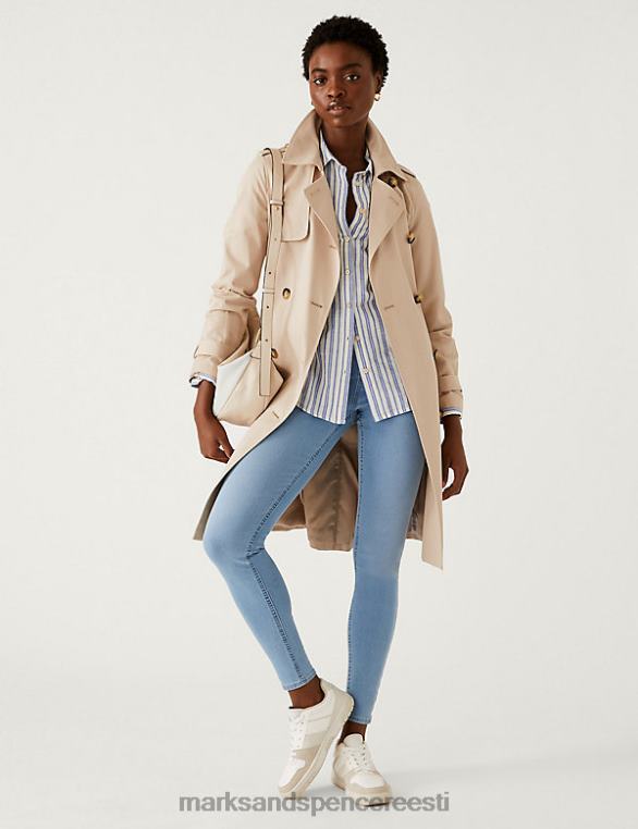 Riietus ee Marks & Spencer naised kõrge vöökohaga jeggings kerge indigo segu NZTRN73