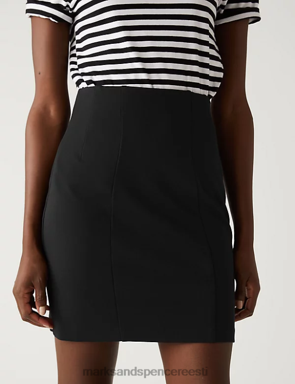 Riietus ee Marks & Spencer naised jersey mini a-line seelik must NZTRN2827