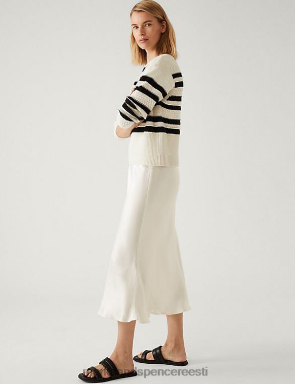 Riietus ee Marks & Spencer naised satiinist midaxi libisemisseelik elevandiluust NZTRN1228