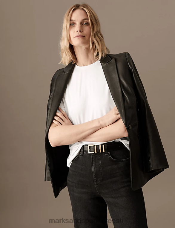 Riietus ee Marks & Spencer naised trikoo t-särk pehme valge NZTRN2186