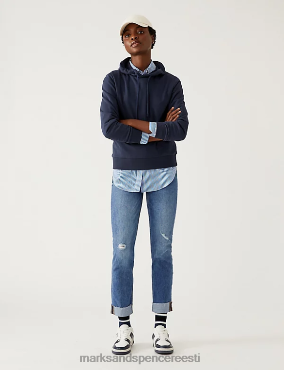 Riietus ee Marks & Spencer naised harper superpehmed sigaretiteksad keskmine indigo NZTRN3087