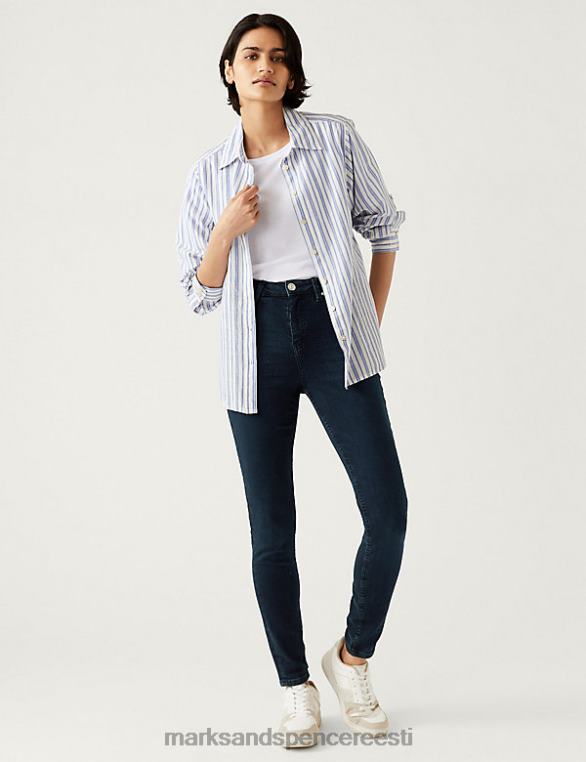 Riietus ee Marks & Spencer naised ivy kitsad teksad sinine/must NZTRN3410