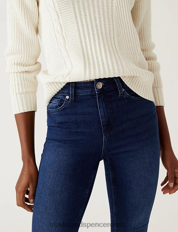 Riietus ee Marks & Spencer naised ivy kitsad teksad tume indigo NZTRN3412