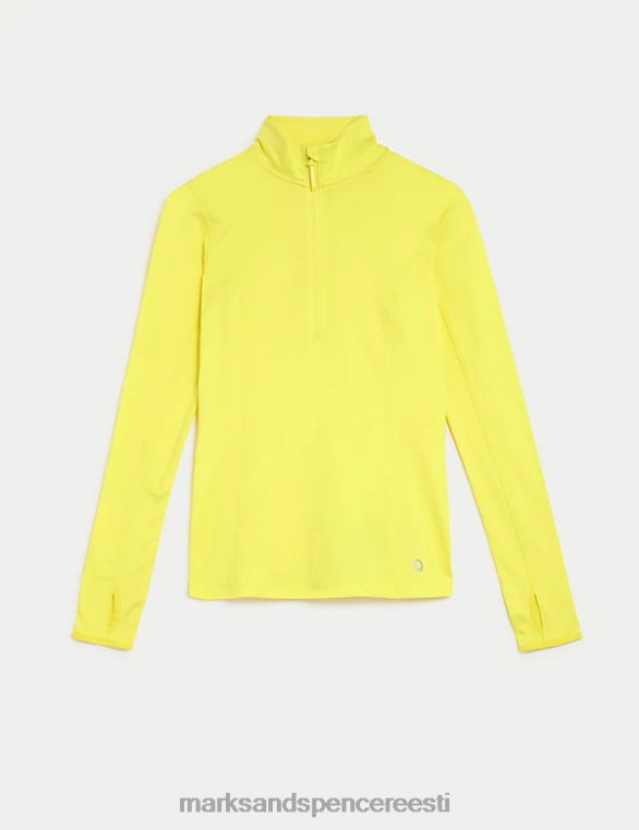 Riietus ee Marks & Spencer naised lehtri kaelus pool lukuga jooksev top happekollane NZTRN3467