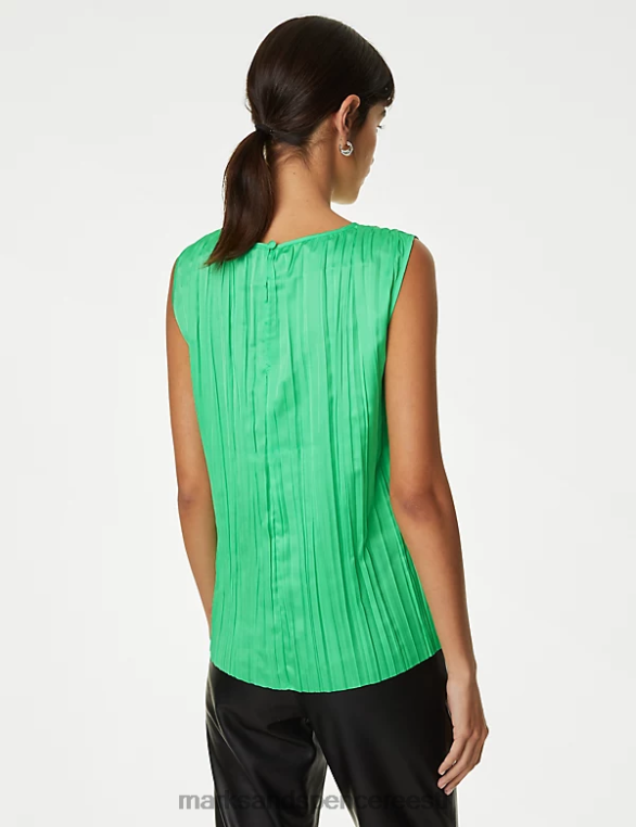 Riietus ee Marks & Spencer naised plisse vest top piparmünt NZTRN2106