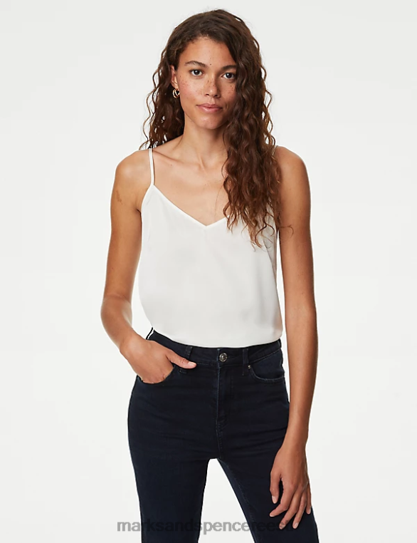 Riietus ee Marks & Spencer naised satiinist nukk top elevandiluust NZTRN427