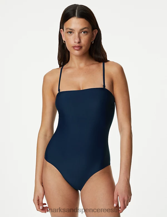 ujumisriided ja rannariided ee Marks & Spencer naised bandeau ujumistrikoo merevägi NZTRN2264